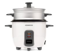 Image of Kenwood Rice Cooker, 300W, 0.6L Capacity, with Steam basket. White.
